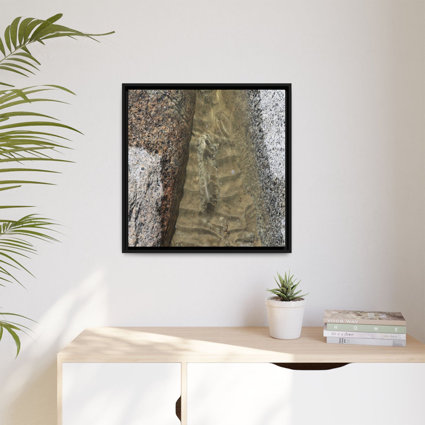 Between Concrete Walls - Unique Stretched Canvas Wall Art - Art By Earth