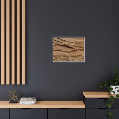 Splintered Bark - Unique Stretched Canvas Wall Art - Art By Earth