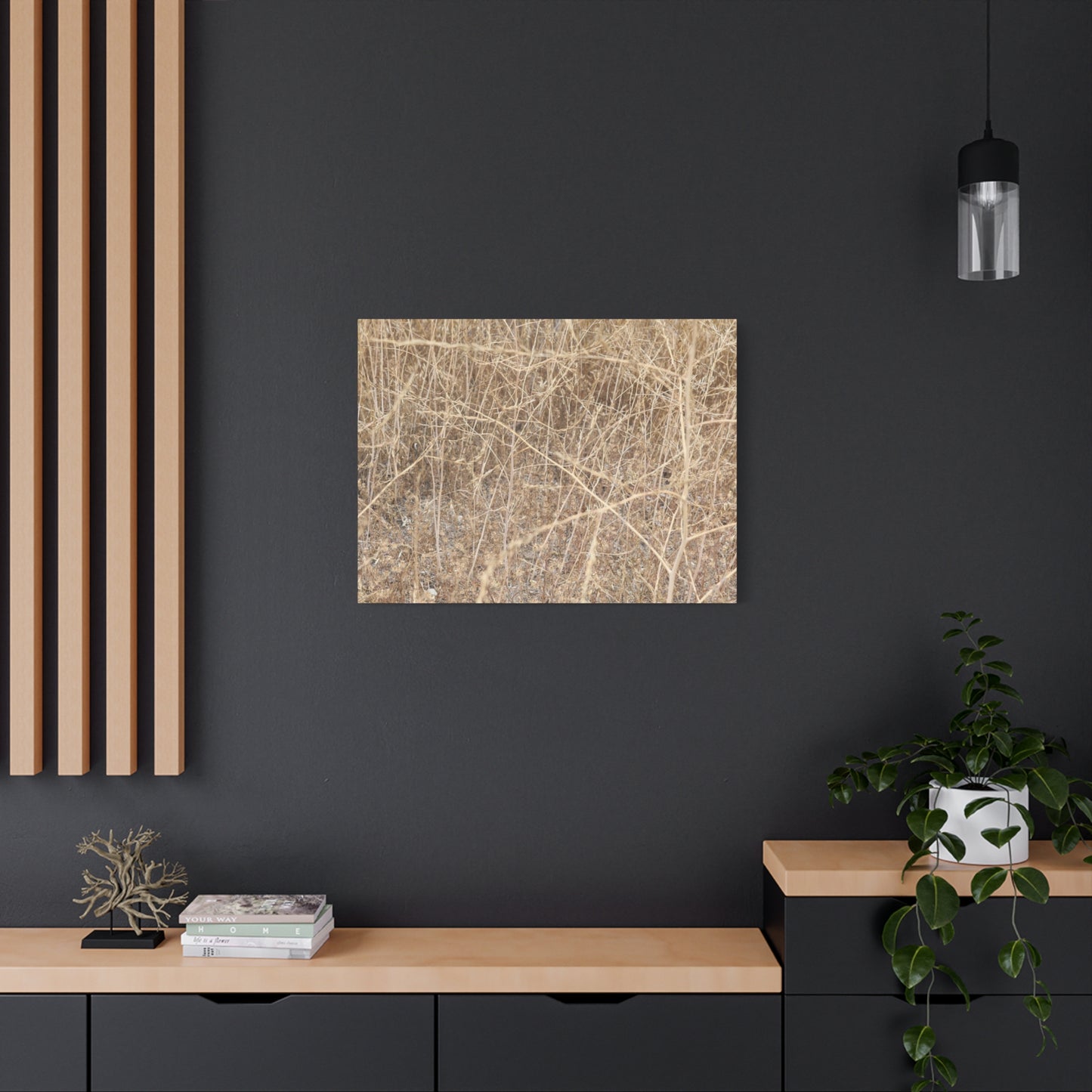 Dry Echoes - Unique Frameless Canvas Wall Art - Art By Earth