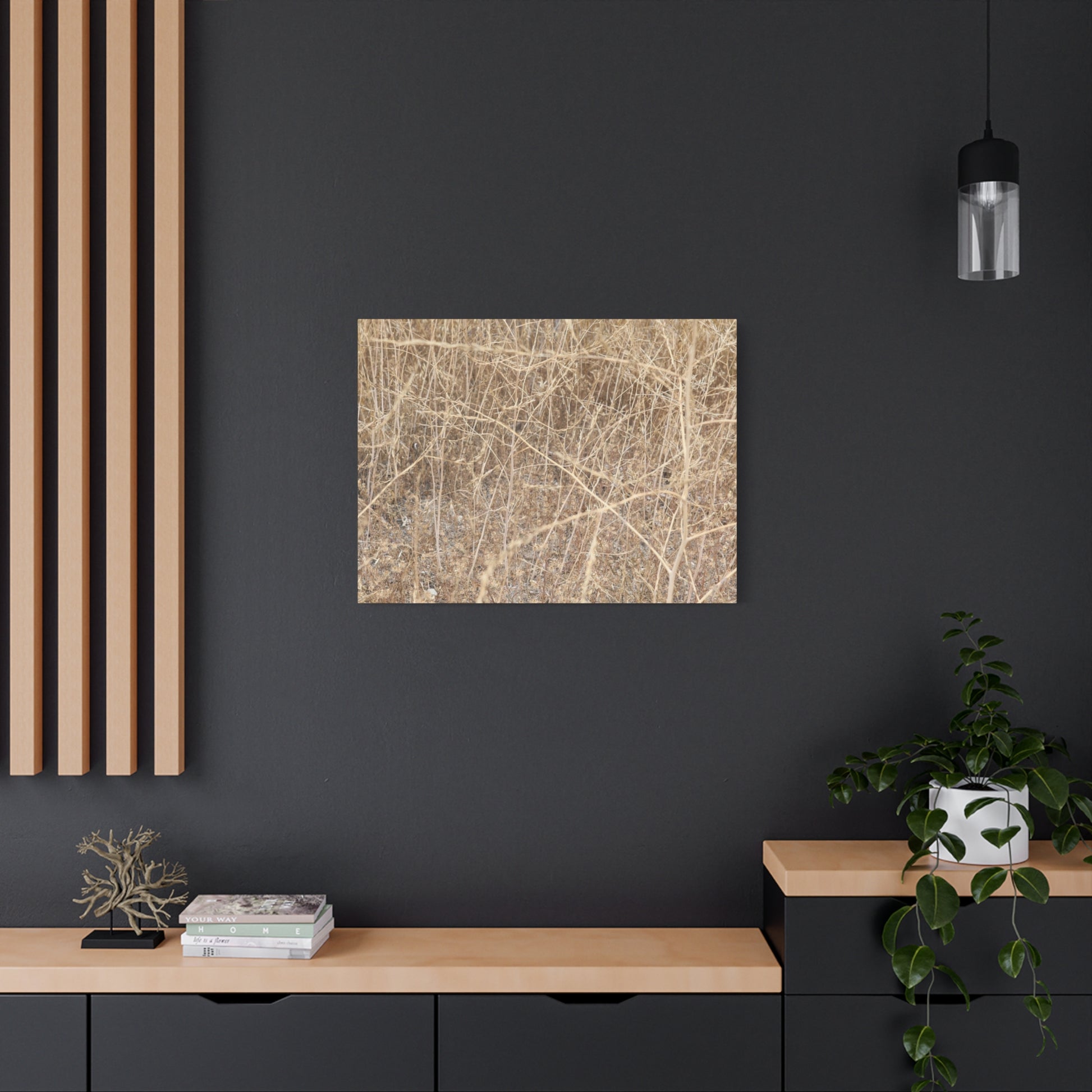 Dry Echoes - Unique Frameless Canvas Wall Art - Art By Earth