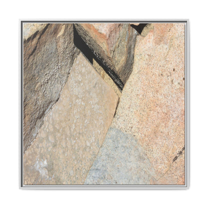 Rock Fragment - Unique Stretched Canvas Wall Art - Art By Earth