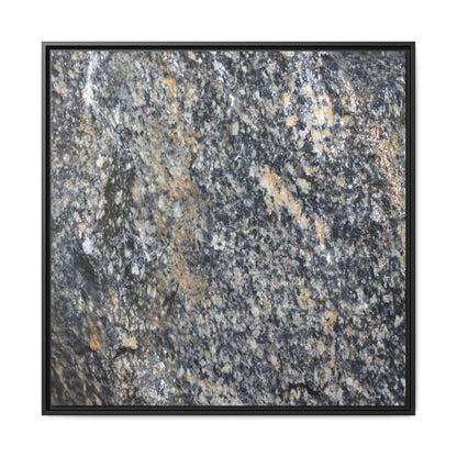 Crystalline Echoes - Unique Stretched Canvas Wall Art - Art By Earth