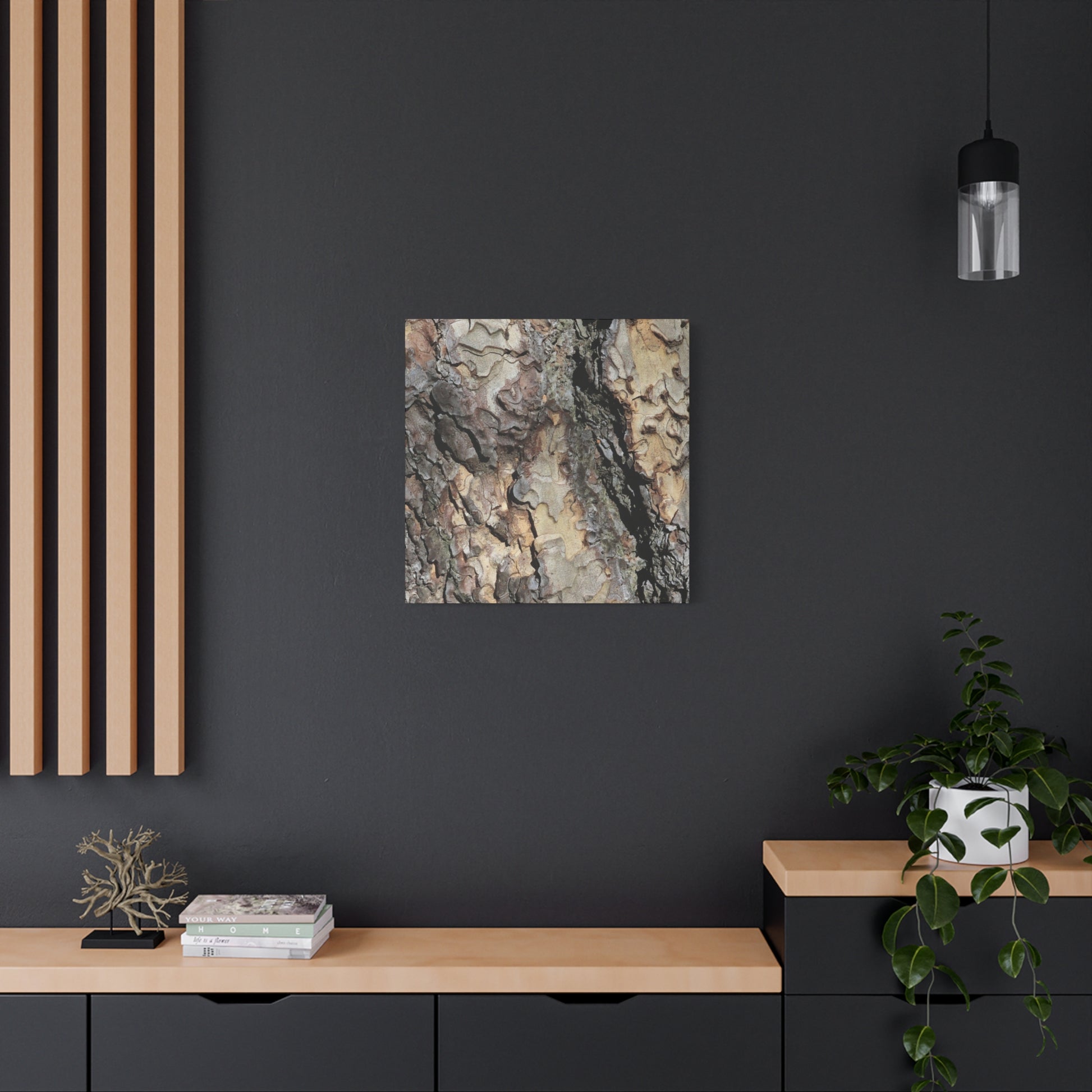 Wooden Labyrinth - Unique Frameless Canvas Wall Art - Art By Earth