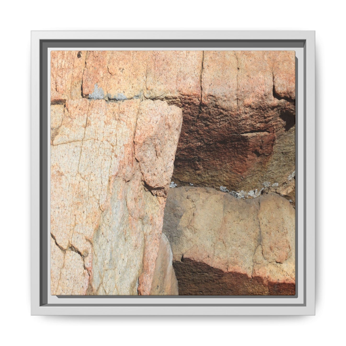 Fractured Stone - Unique Stretched Canvas Wall Art - Art By Earth