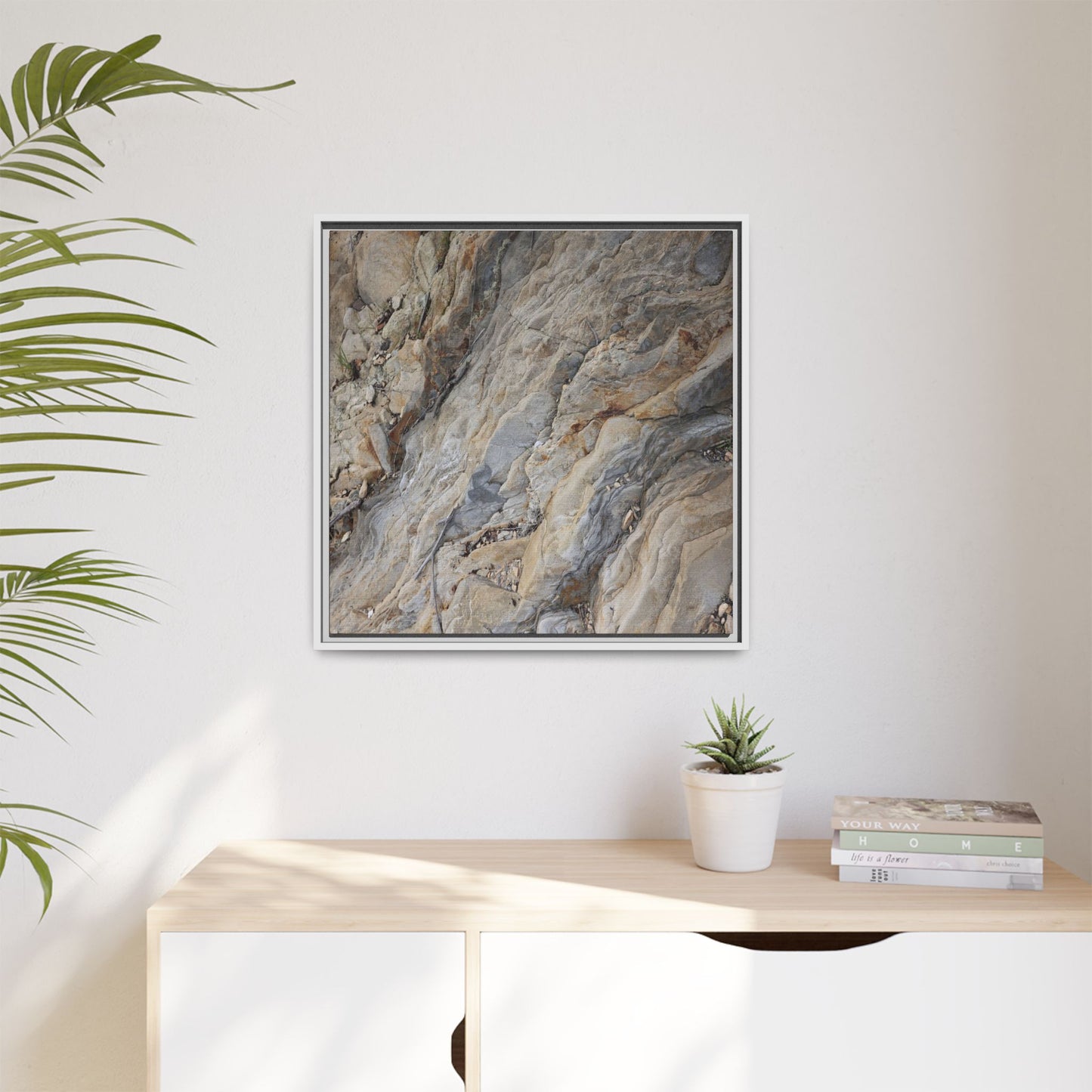 Layers of Earth's History - Unique Stretched Canvas Wall Art - Art By Earth