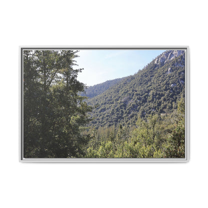 Mountain Valley Forest - Unique Stretched Canvas Wall Art
