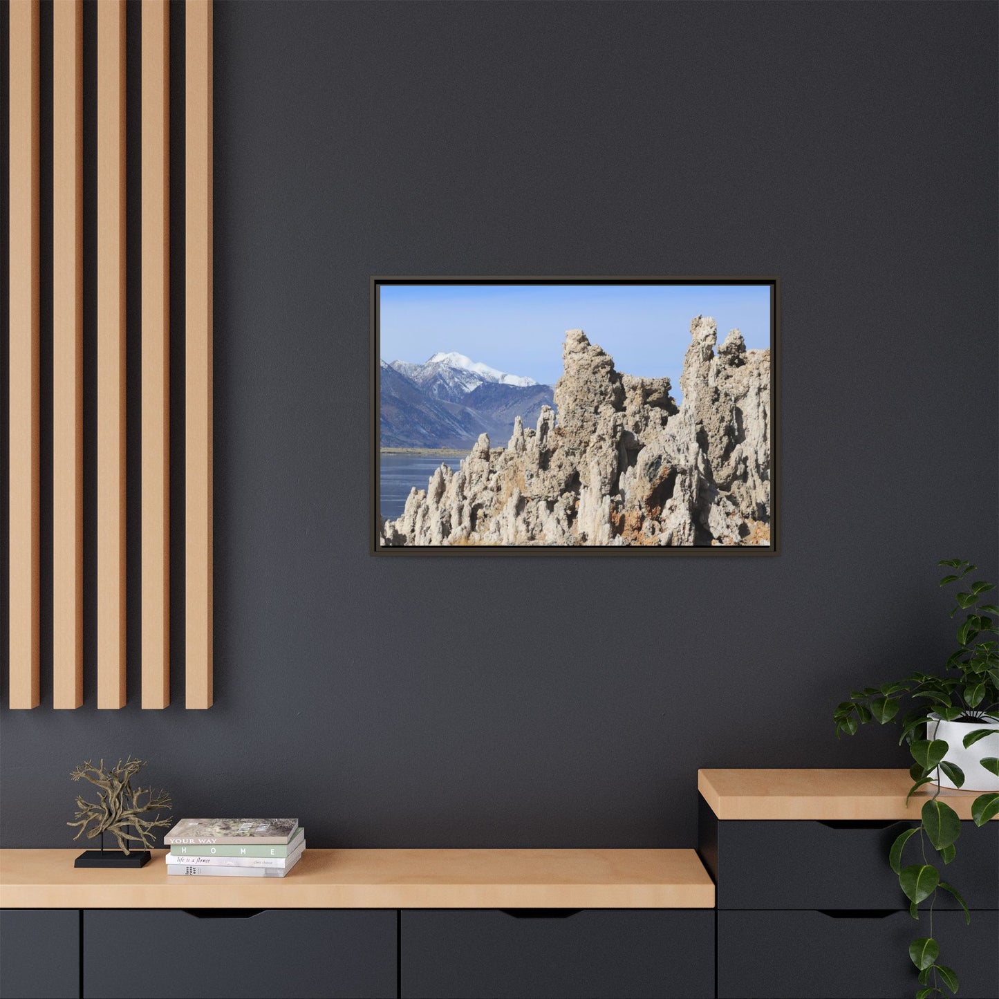 Mono Lake Tufa - Unique Stretched Canvas Wall Art