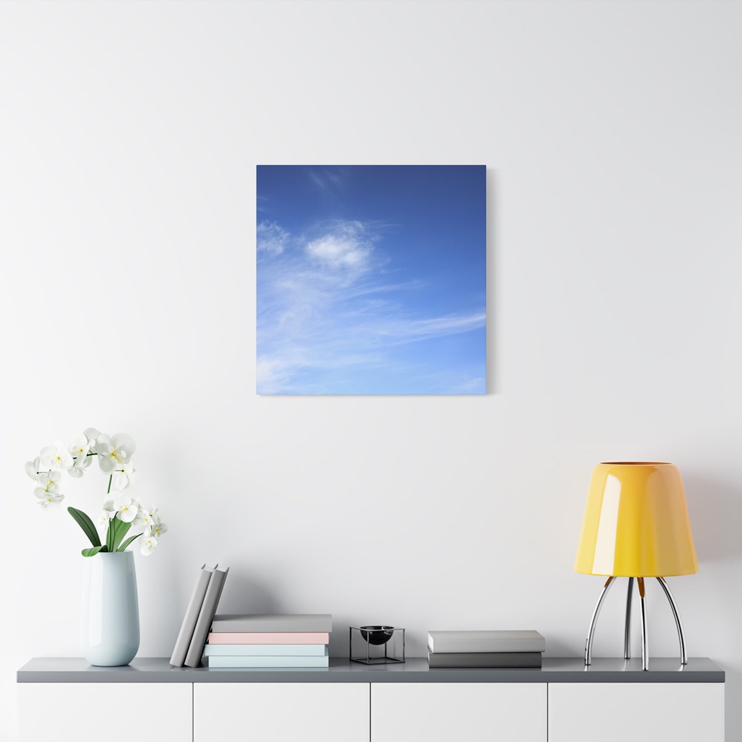 Blue Breath - Unique Frameless Canvas Wall Art - Art By Earth