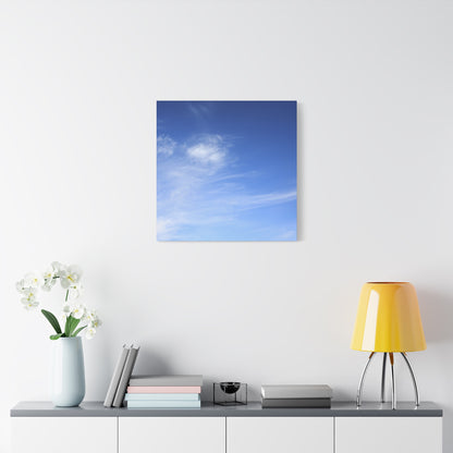 Blue Breath - Unique Frameless Canvas Wall Art - Art By Earth