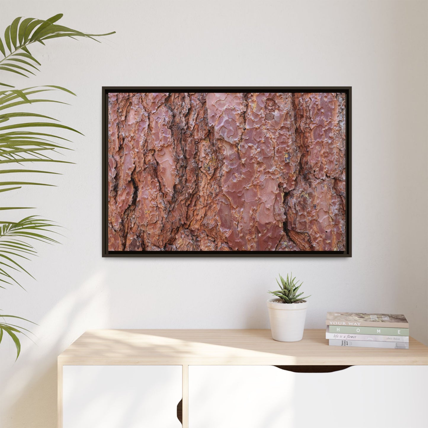 Russet Ridges - Unique Stretched Canvas Wall Art - Art By Earth