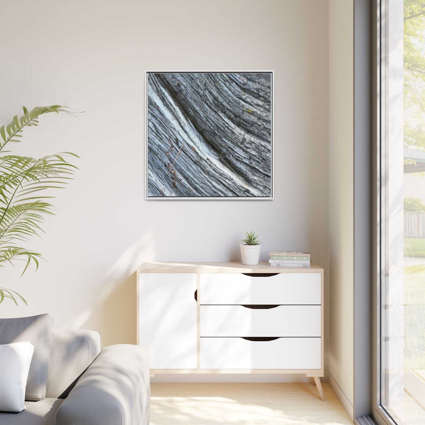 Time's Carved Path - Unique Stretched Canvas Wall Art - Art By Earth