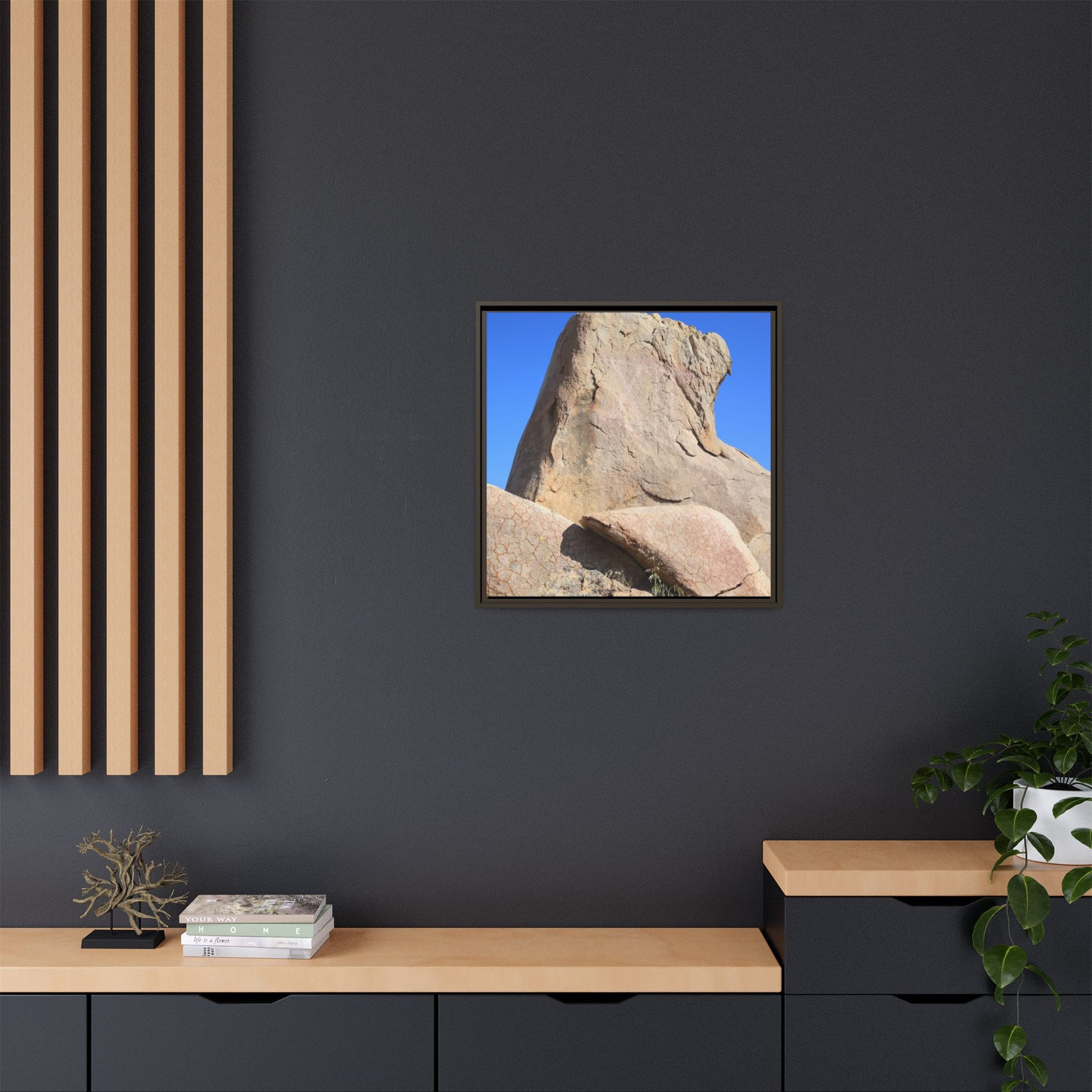 Rocky Sentinel - Unique Stretched Canvas Wall Art - Art By Earth