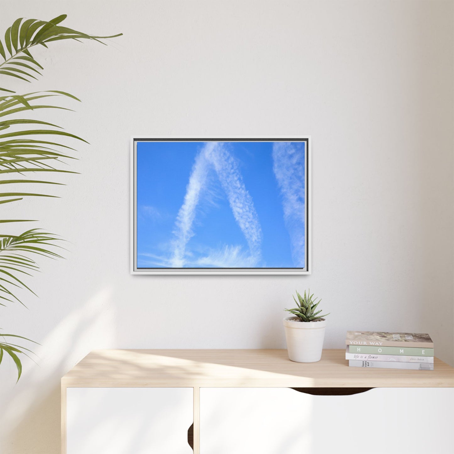 Skyward Whispers - Unique Stretched Canvas Wall Art - Art By Earth