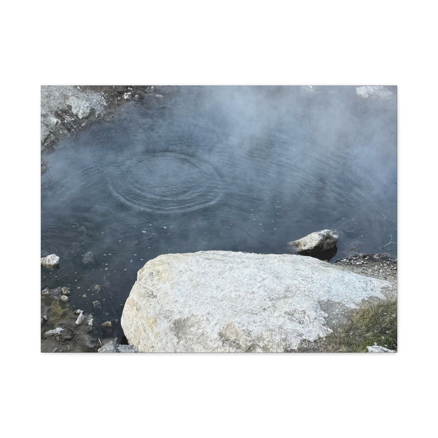 Echoes of Stone and Mist - Unique Frameless Canvas Wall Art