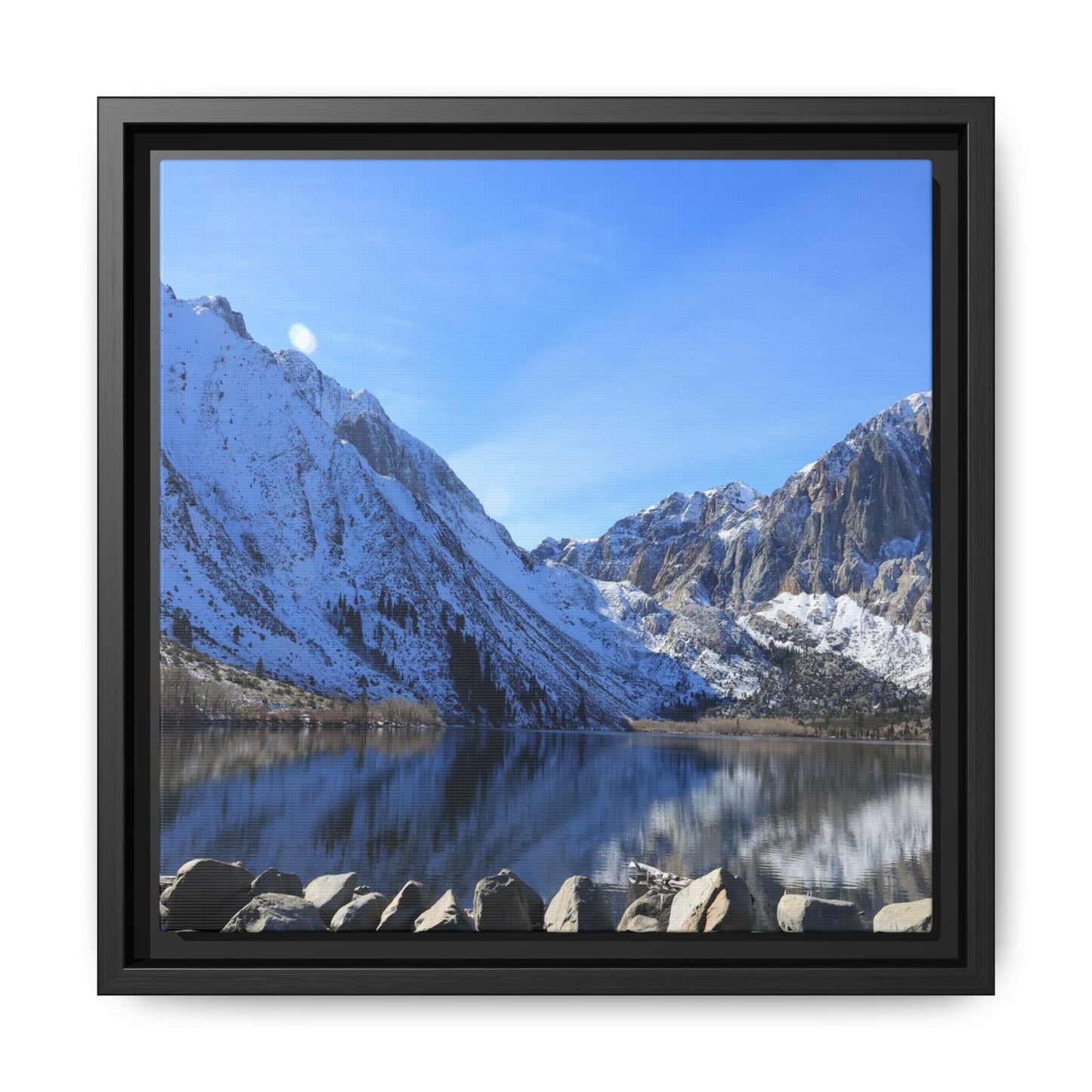 Stones of Serenity - Unique Stretched Canvas Wall Art