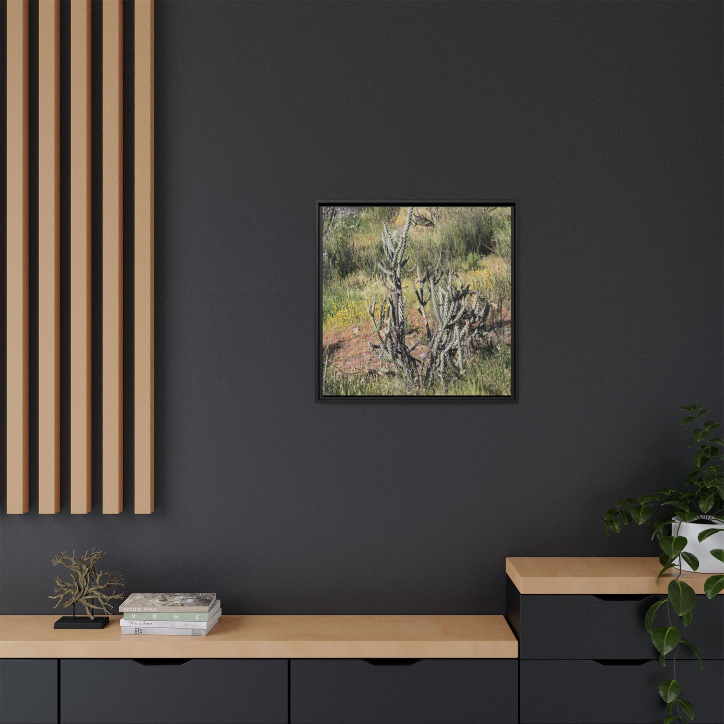 Wildflower Meadow - Unique Stretched Canvas Wall Art - Art By Earth