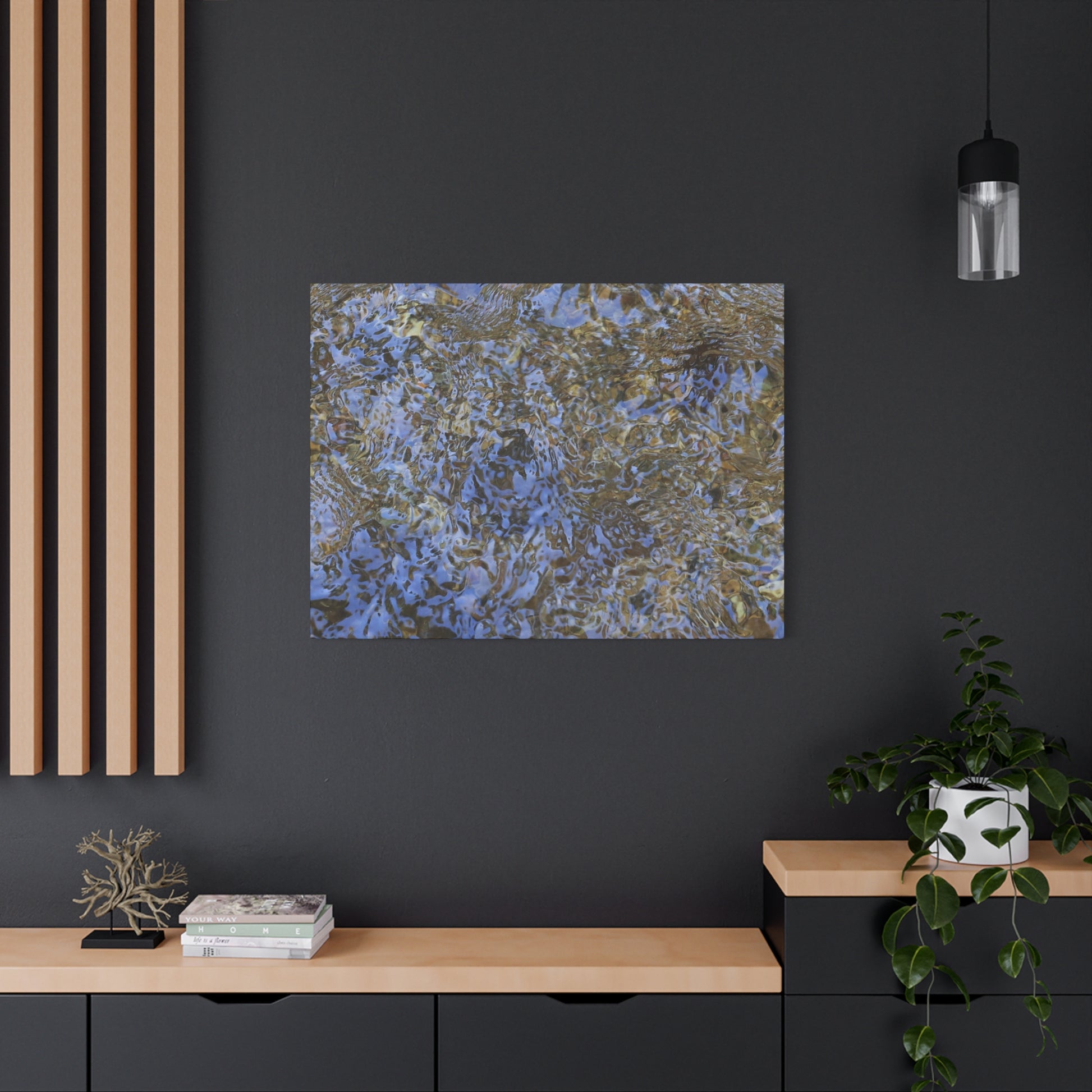 Ripples of Memory - Unique Frameless Canvas Wall Art - Art By Earth