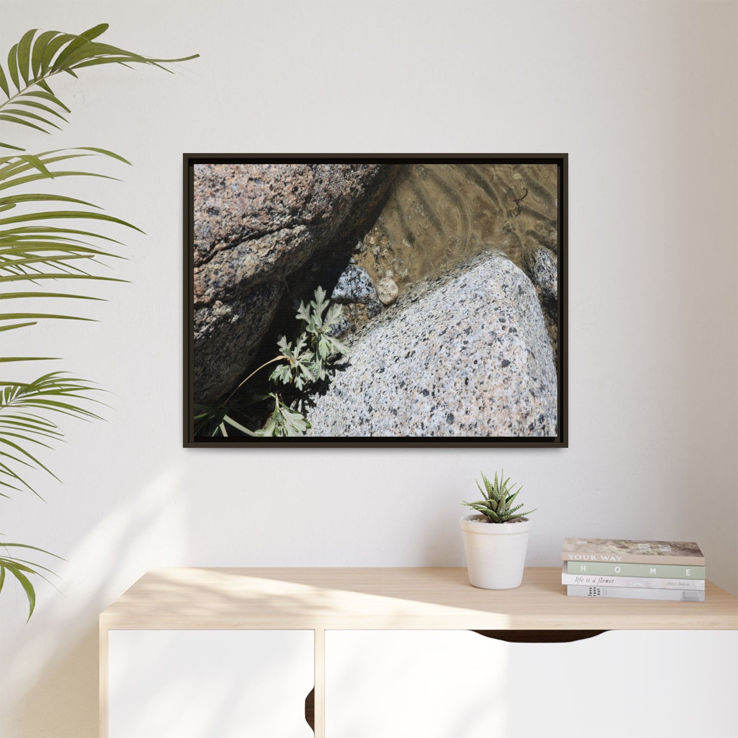 Resilience in Stone - Unique Stretched Canvas Wall Art - Art By Earth
