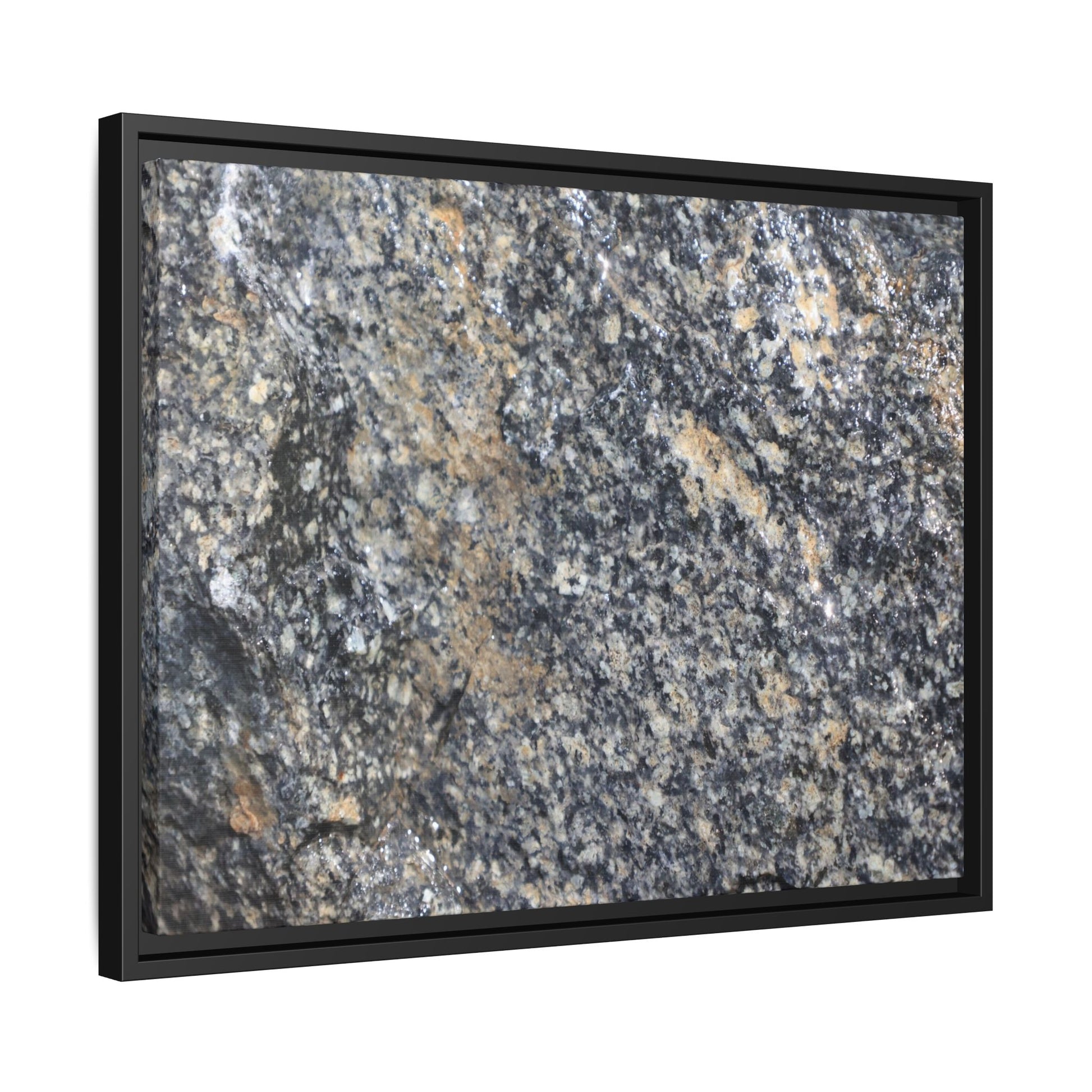 Crystalline Echoes - Unique Stretched Canvas Wall Art - Art By Earth