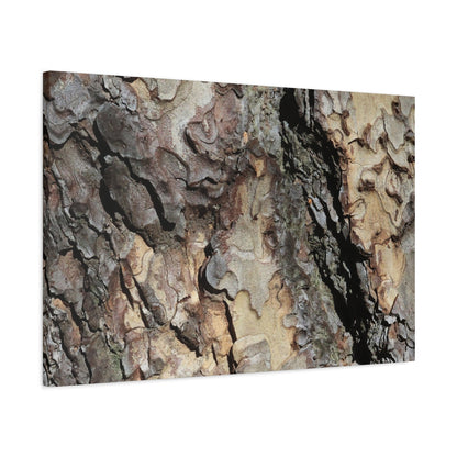 Wooden Labyrinth - Unique Frameless Canvas Wall Art - Art By Earth