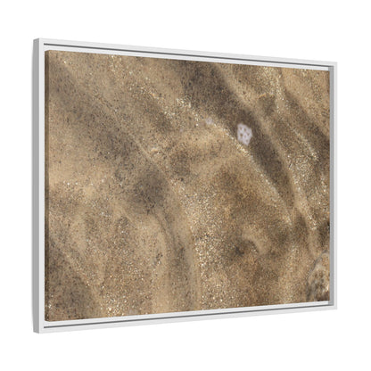 Underwater Sand Exploration - Unique Stretched Canvas Wall Art - Art By Earth