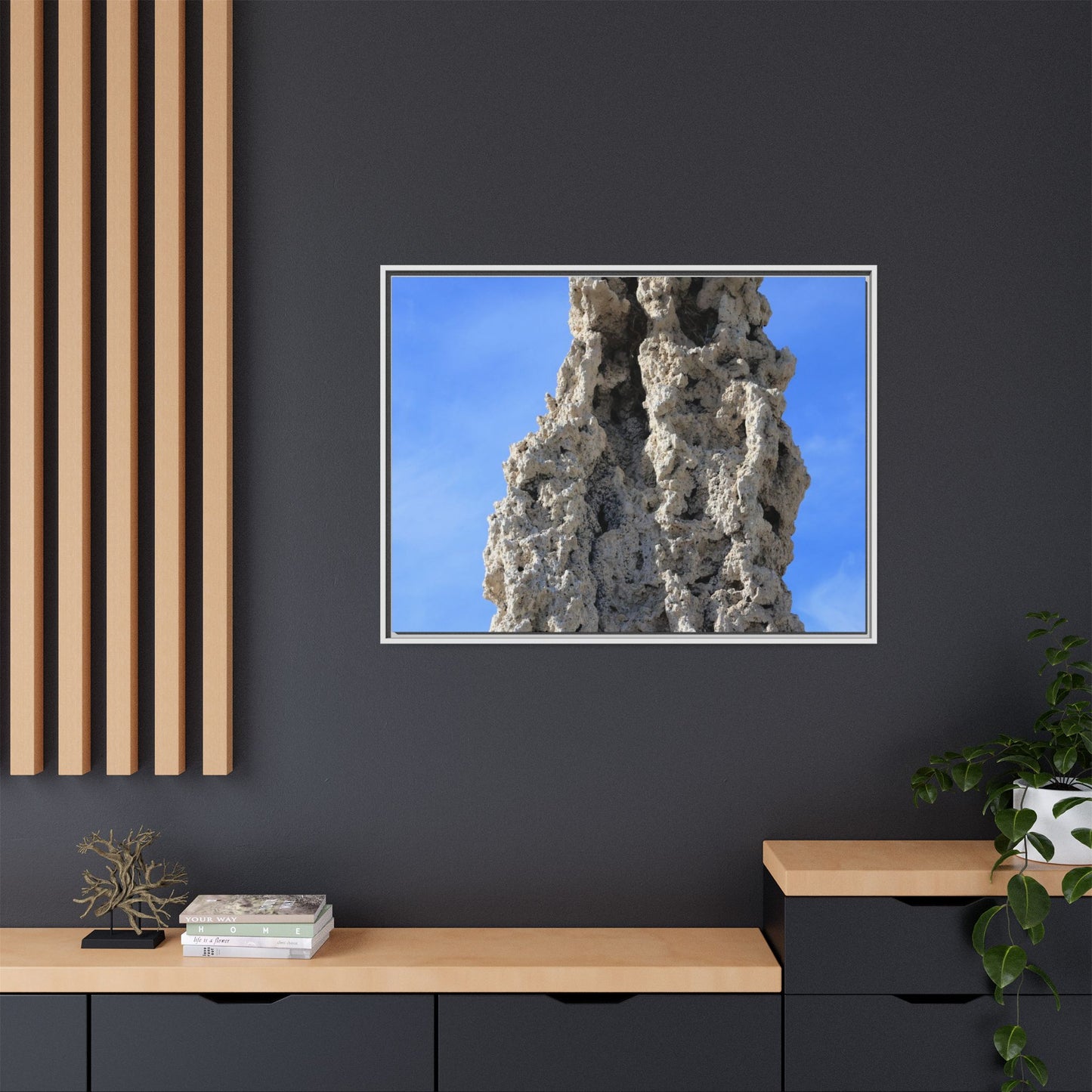 Stone Sentinel - Unique Stretched Canvas Wall Art