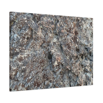 Rust and Granite - Unique Frameless Canvas Wall Art