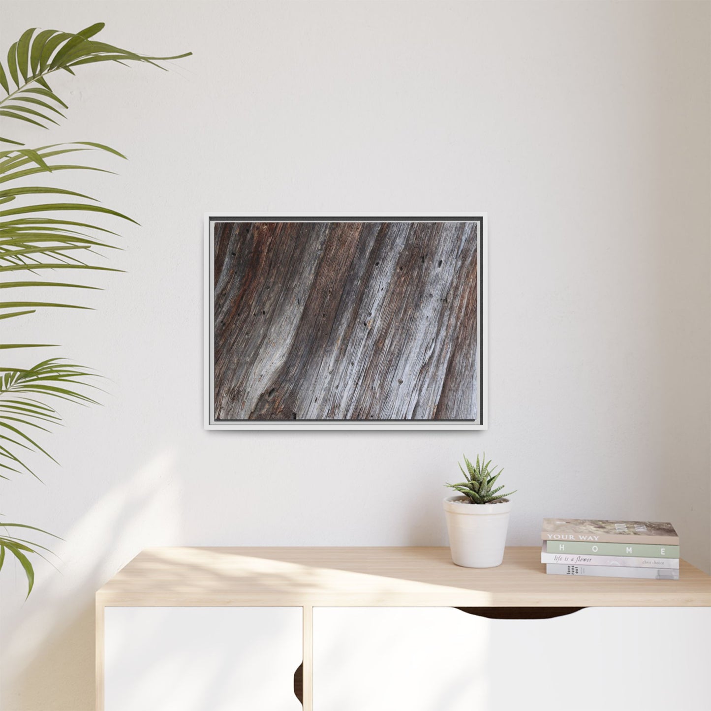 Aged Timber Texture - Unique Stretched Canvas Wall Art - Art By Earth