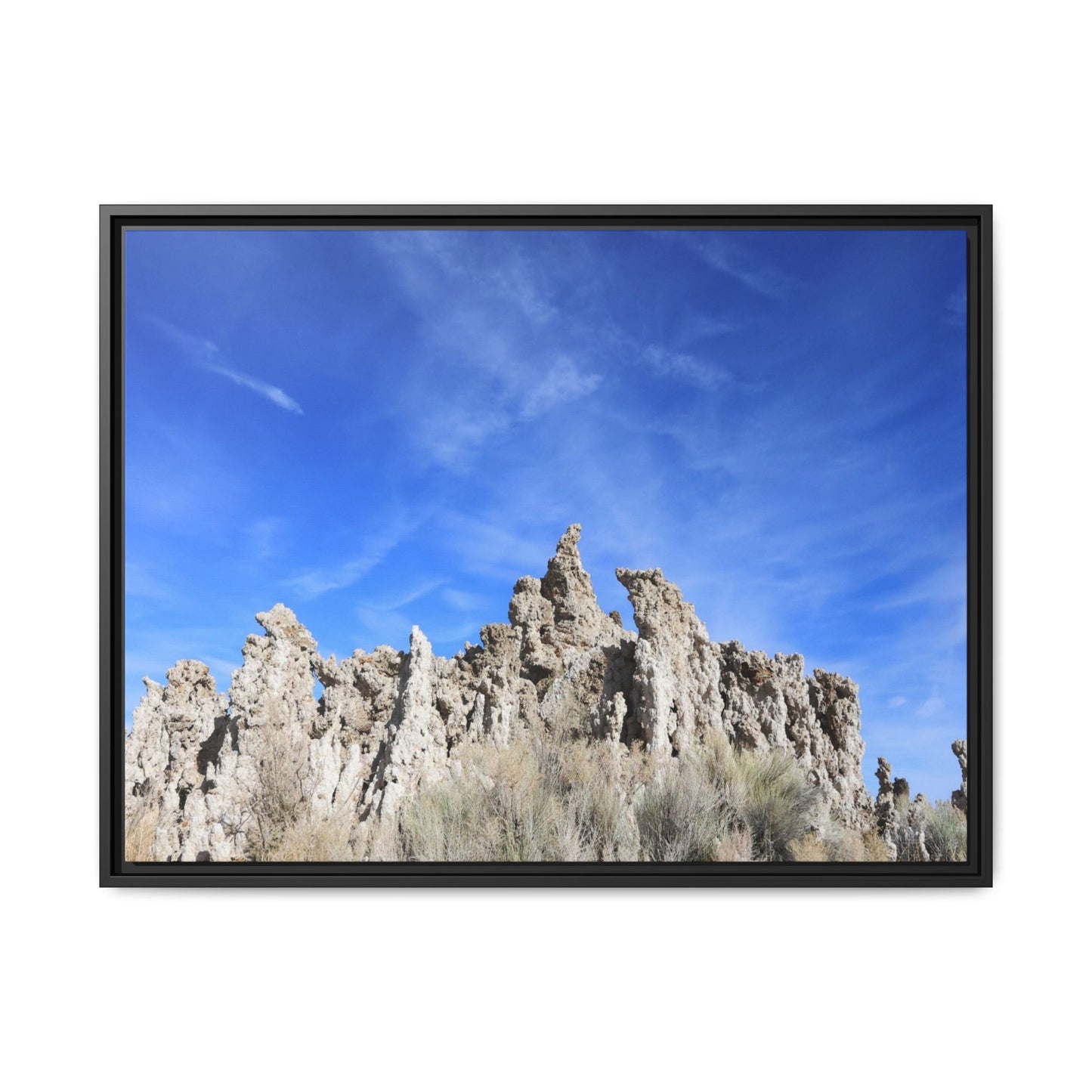 Frozen Sentinels - Unique Stretched Canvas Wall Art