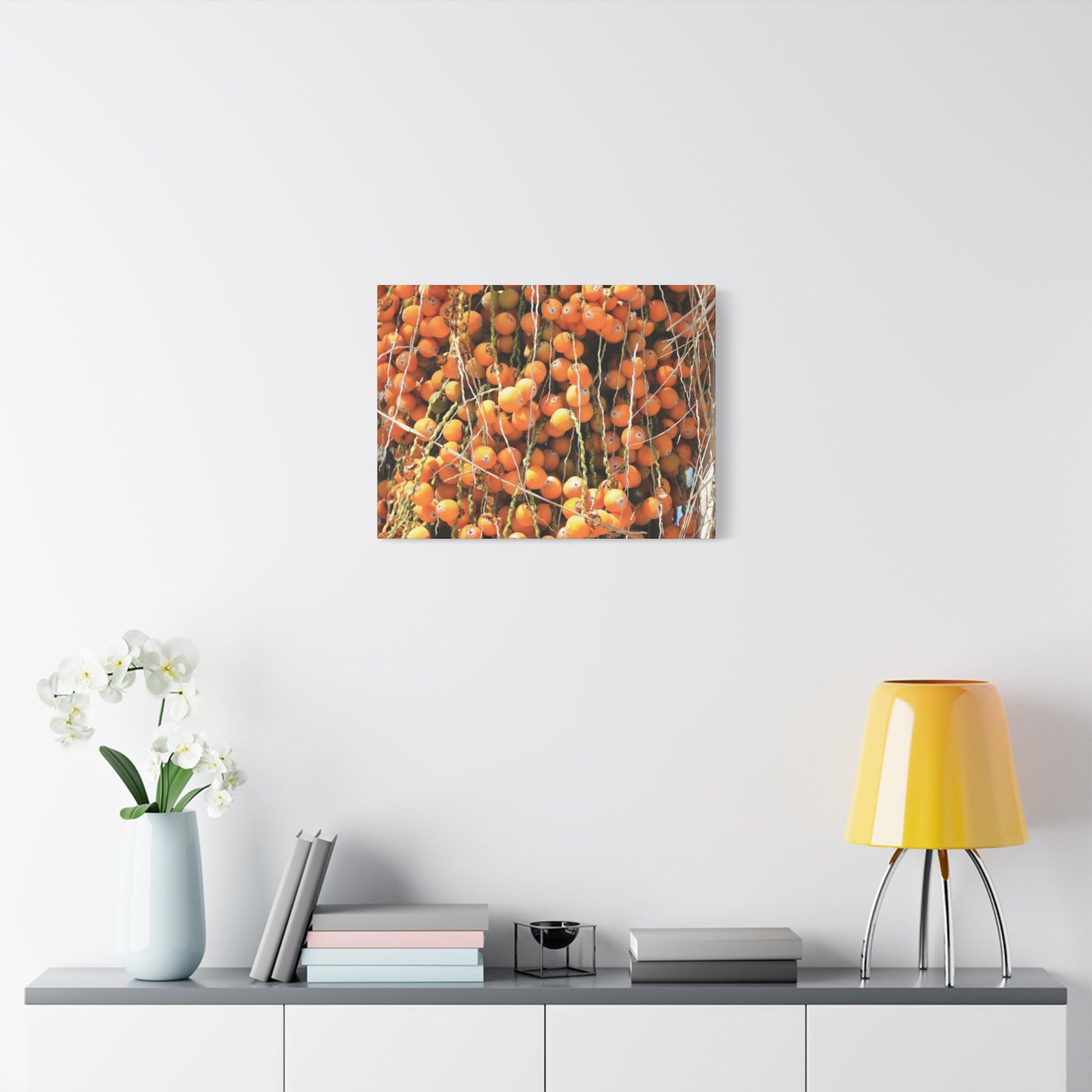 Orange Harvest - Unique Frameless Canvas Wall Art - Art By Earth