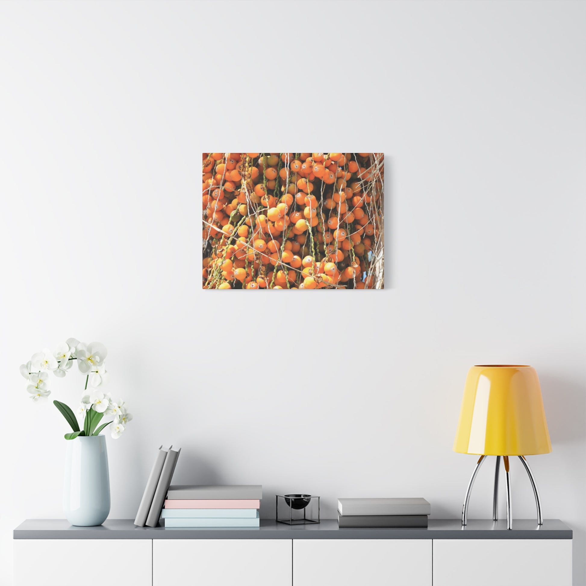 Orange Harvest - Unique Frameless Canvas Wall Art - Art By Earth