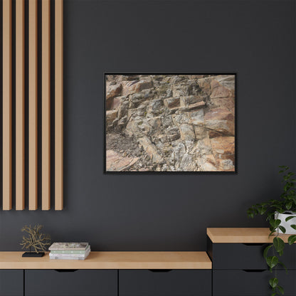 Stone's Silent Story - Unique Stretched Canvas Wall Art - Art By Earth