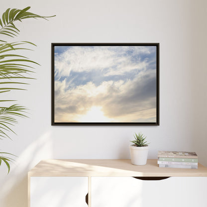 Sky's Ethereal Whisper - Unique Stretched Canvas Wall Art - Art By Earth