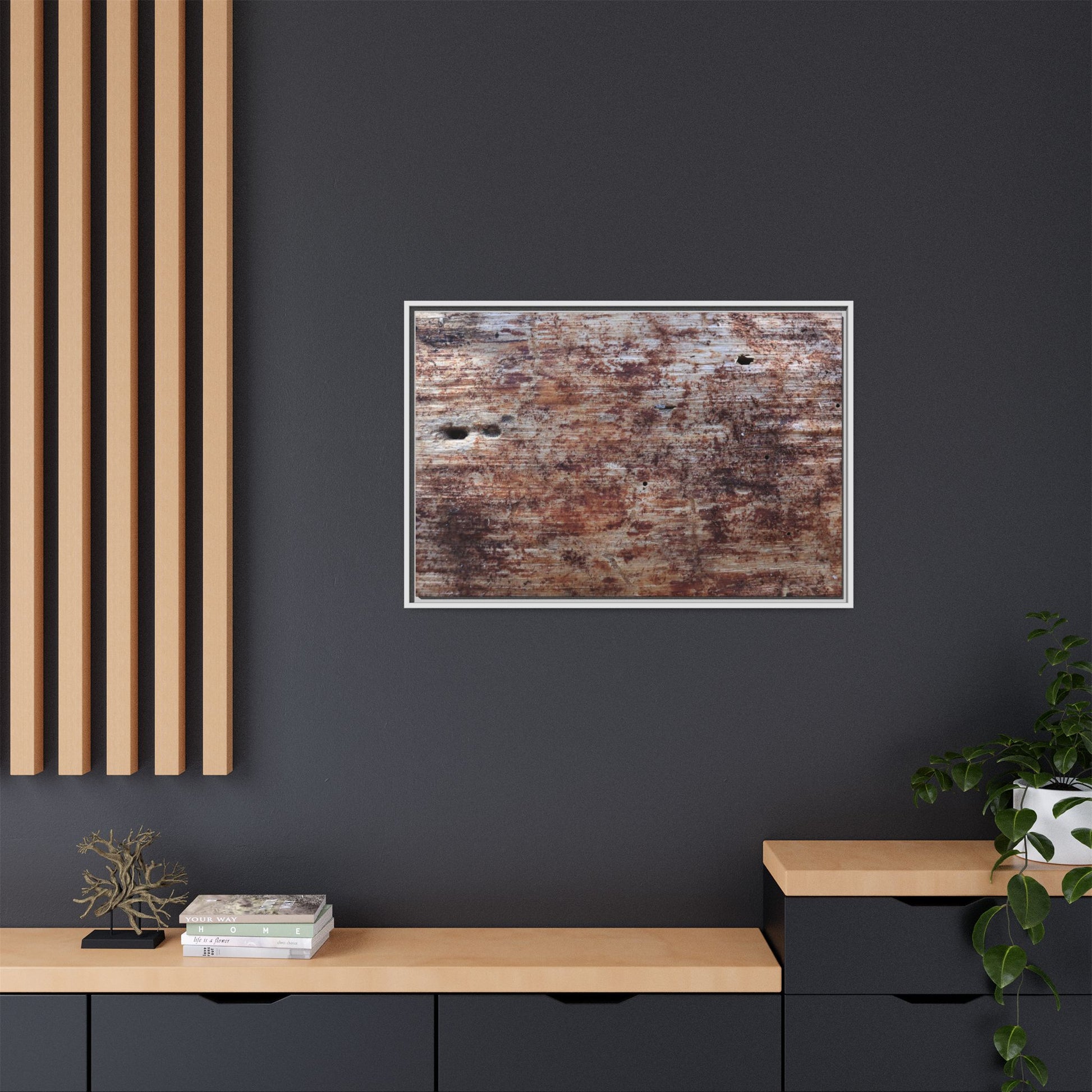 Rustic Textures - Unique Stretched Canvas Wall Art - Art By Earth