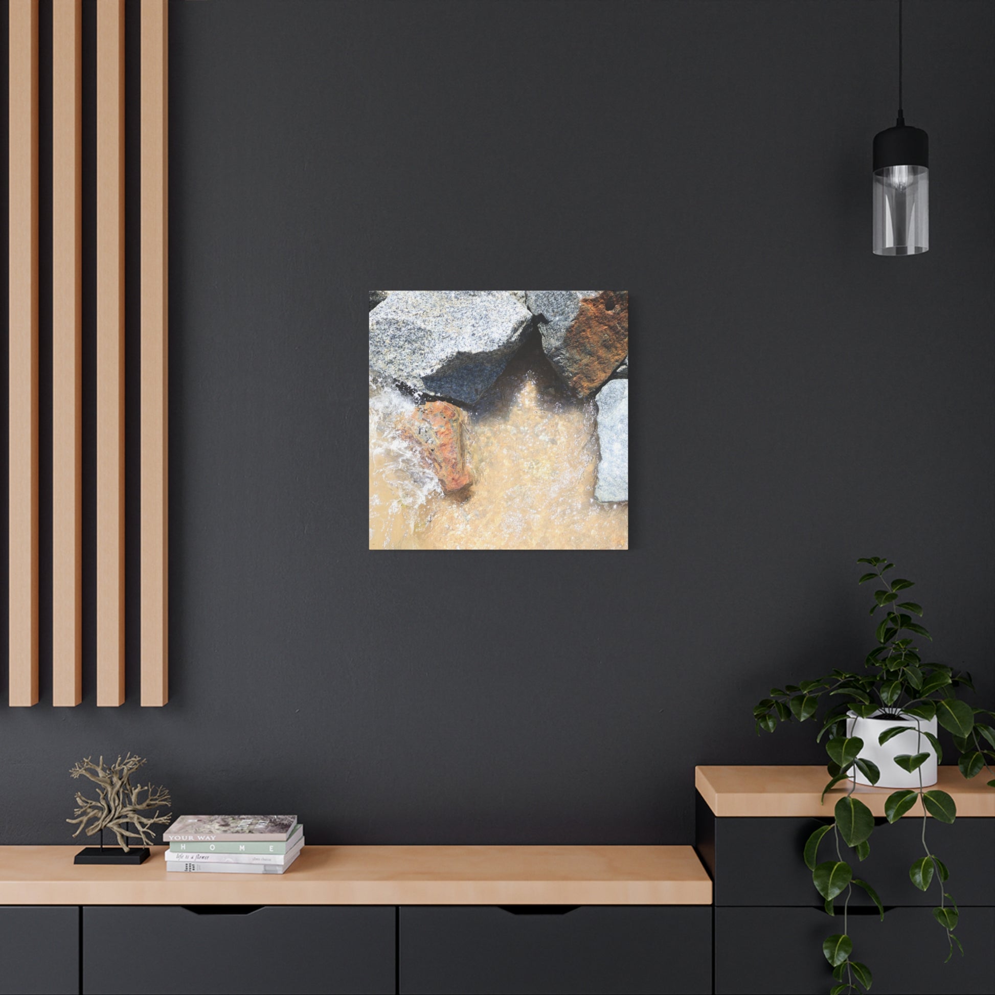 Rocky Embrace - Unique Frameless Canvas Wall Art - Art By Earth