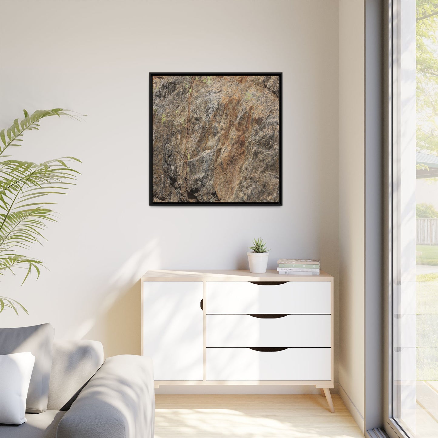 Weathered Rock Formation - Unique Stretched Canvas Wall Art - Art By Earth