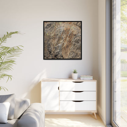 Weathered Rock Formation - Unique Stretched Canvas Wall Art - Art By Earth