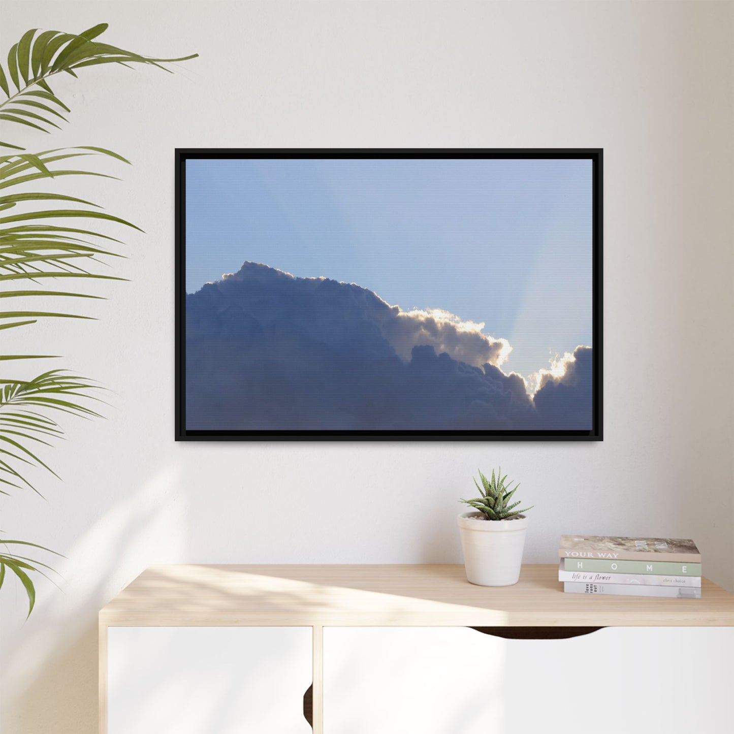 Cloud Divide - Unique Stretched Canvas Wall Art - Art By Earth