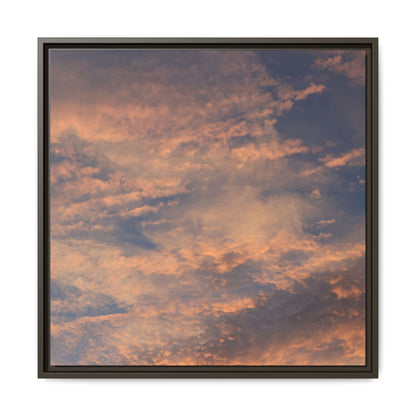 Sunset's Ethereal Canvas - Unique Stretched Canvas Wall Art - Art By Earth