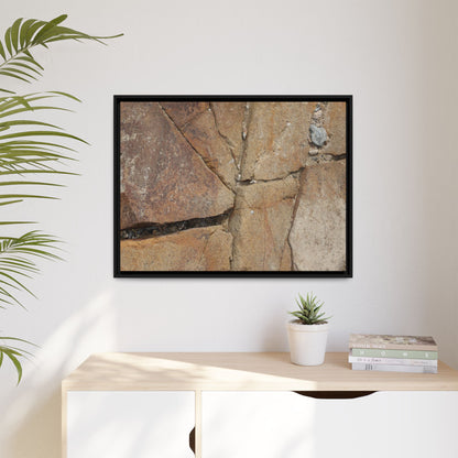 Rusty Crevices - Unique Stretched Canvas Wall Art - Art By Earth