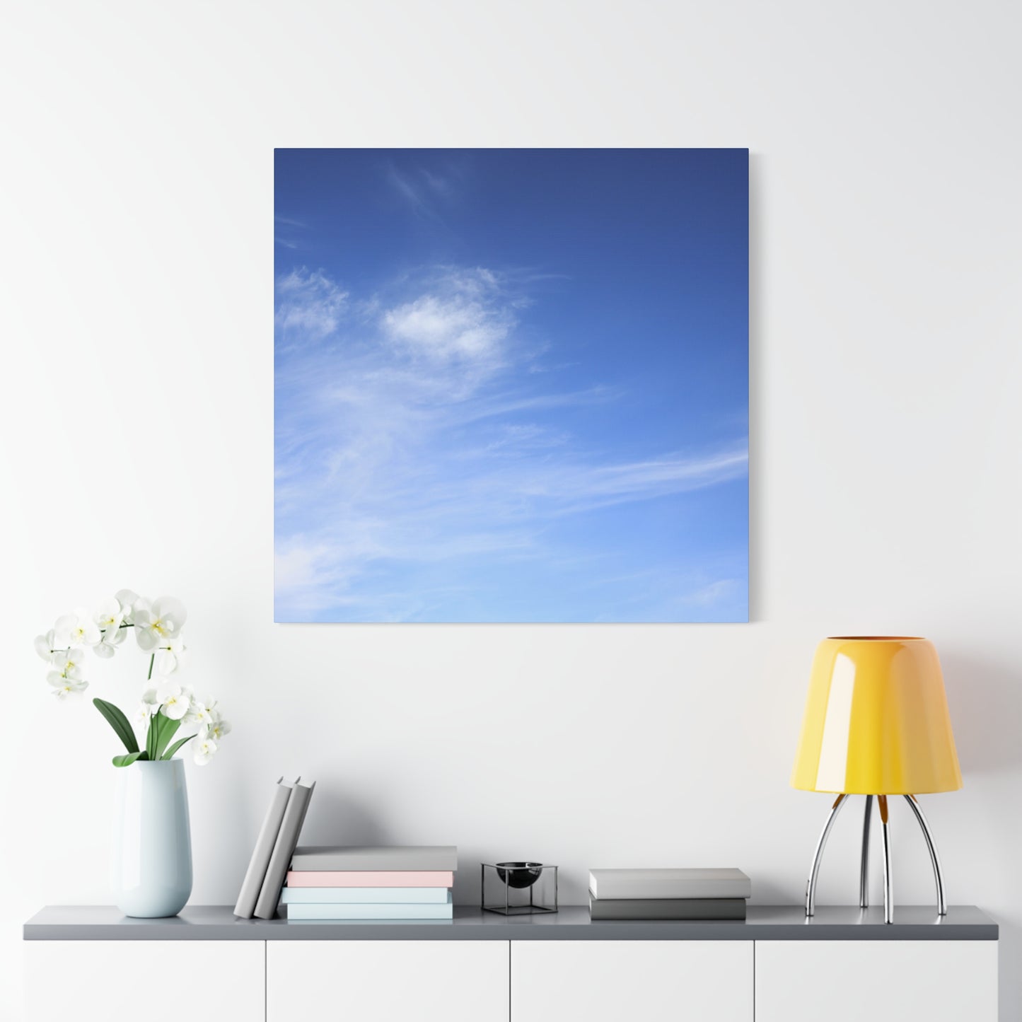 Blue Breath - Unique Frameless Canvas Wall Art - Art By Earth