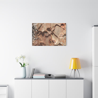 Terracotta Echoes - Unique Frameless Canvas Wall Art - Art By Earth