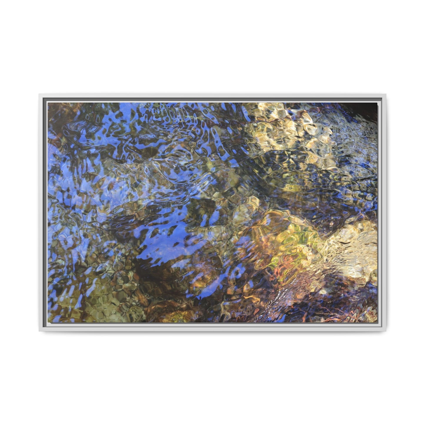 Aquatic Kaleidoscope - Unique Stretched Canvas Wall Art - Art By Earth