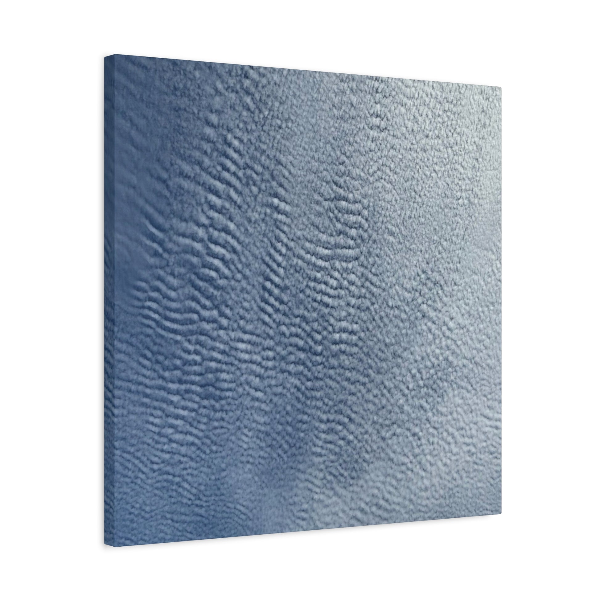 Rippling Echoes of Cerulean Stillness - Unique Frameless Canvas Wall Art - Art By Earth