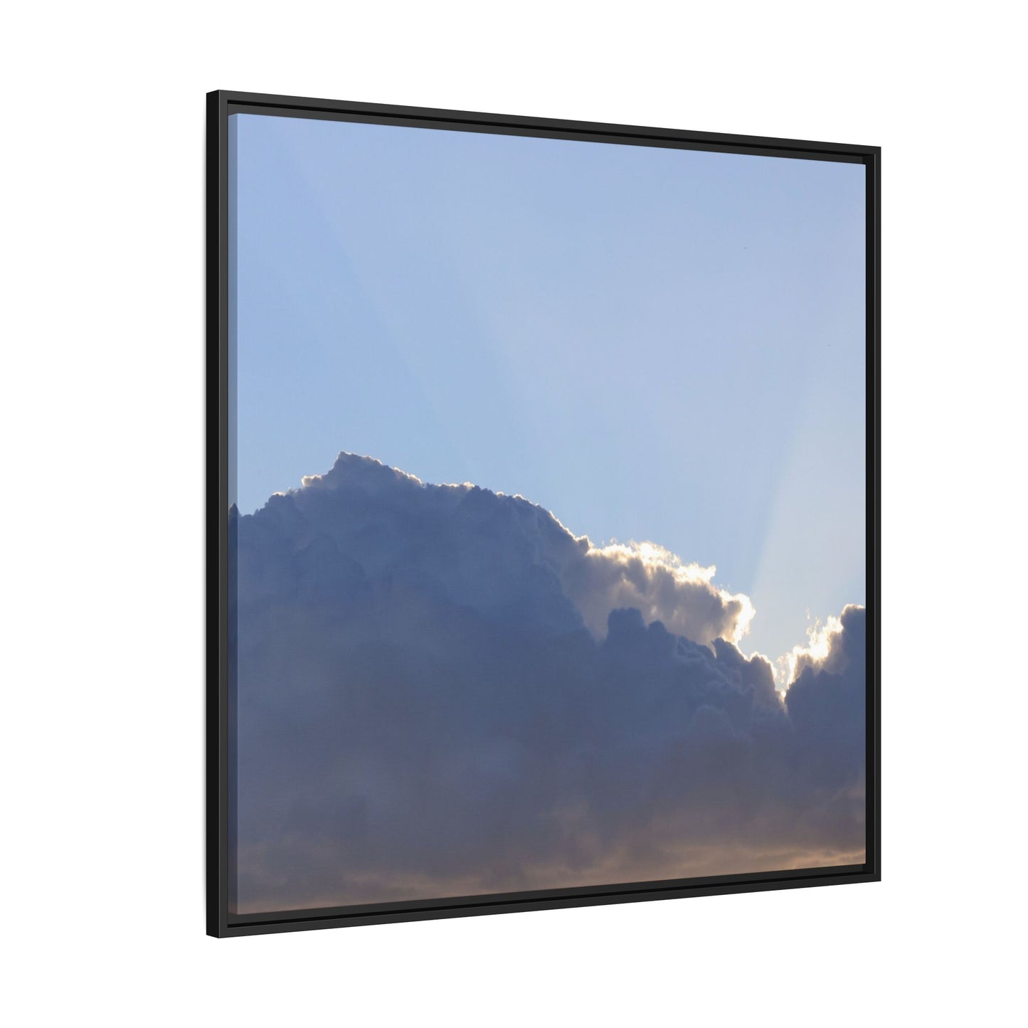 Cloud Divide - Unique Stretched Canvas Wall Art - Art By Earth