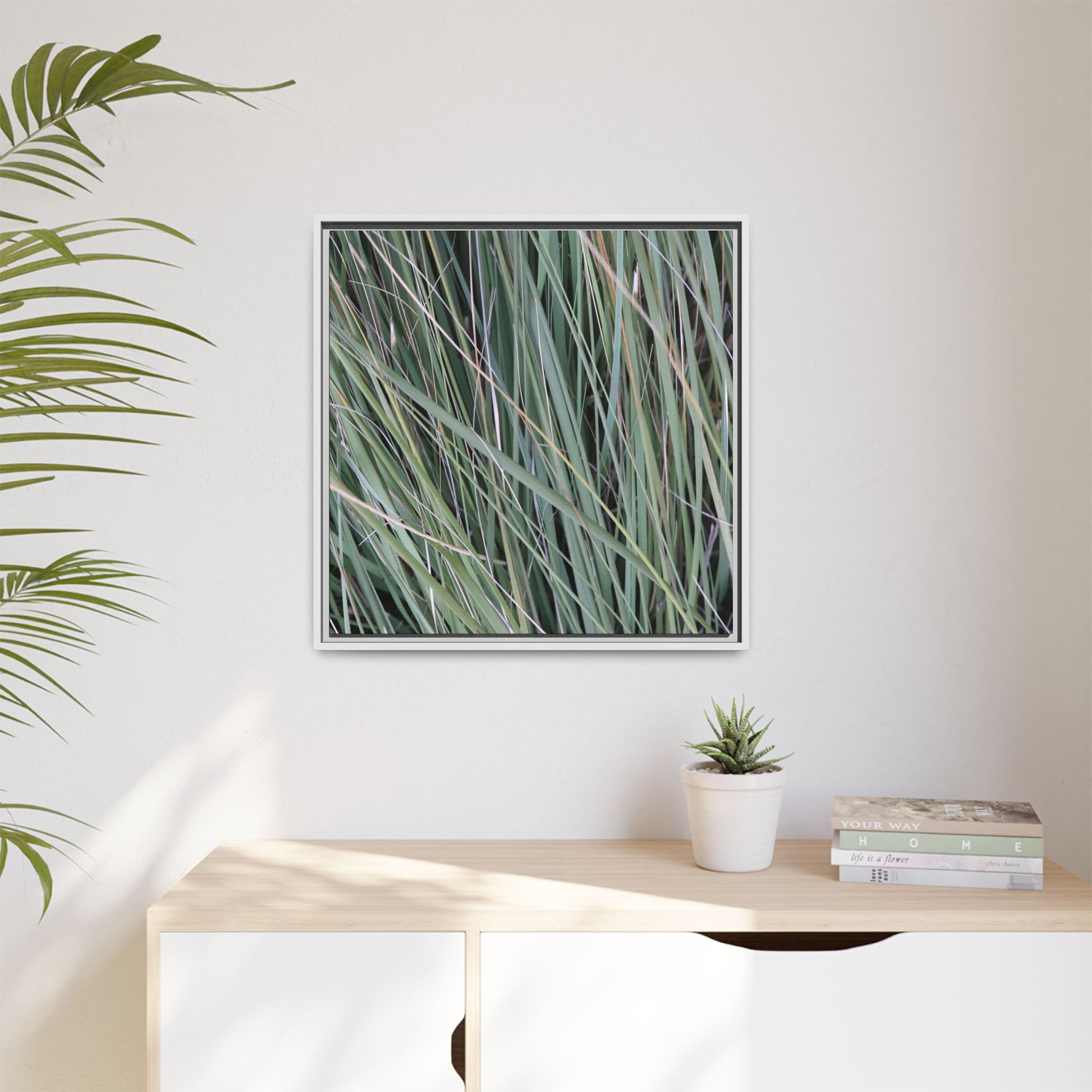 Grassland Symphony - Unique Stretched Canvas Wall Art - Art By Earth