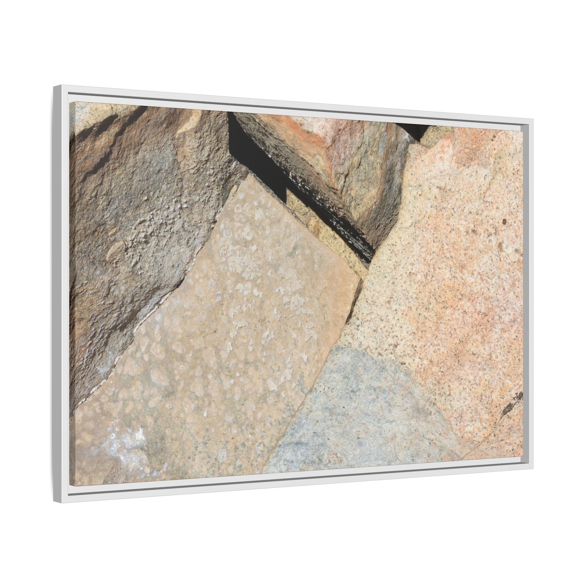 Rock Fragment - Unique Stretched Canvas Wall Art - Art By Earth