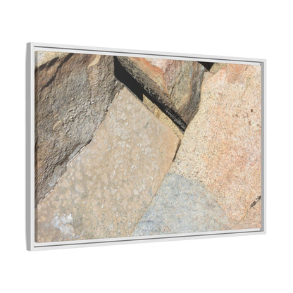 Rock Fragment - Unique Stretched Canvas Wall Art - Art By Earth