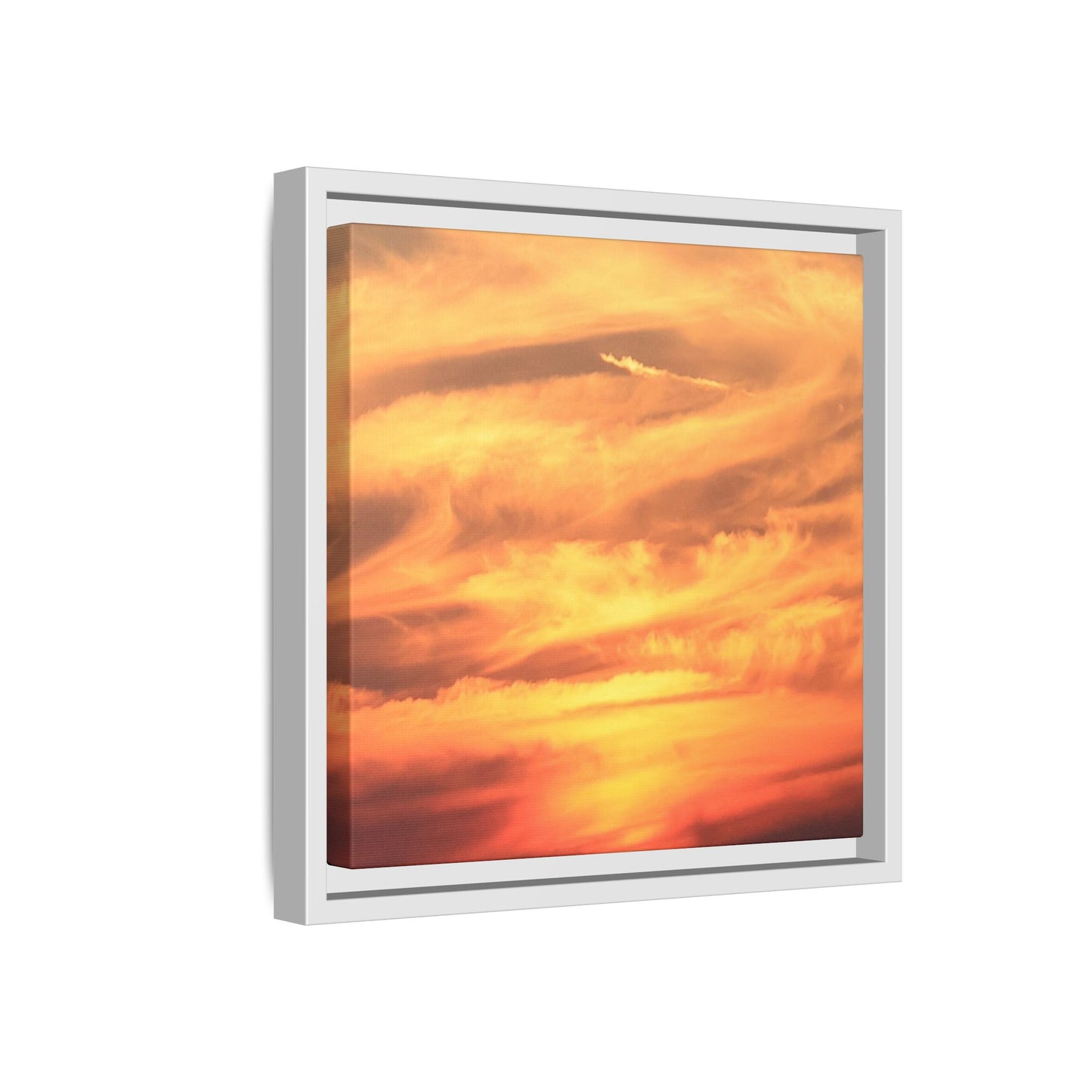 Burning Skies - Unique Stretched Canvas Wall Art - Art By Earth