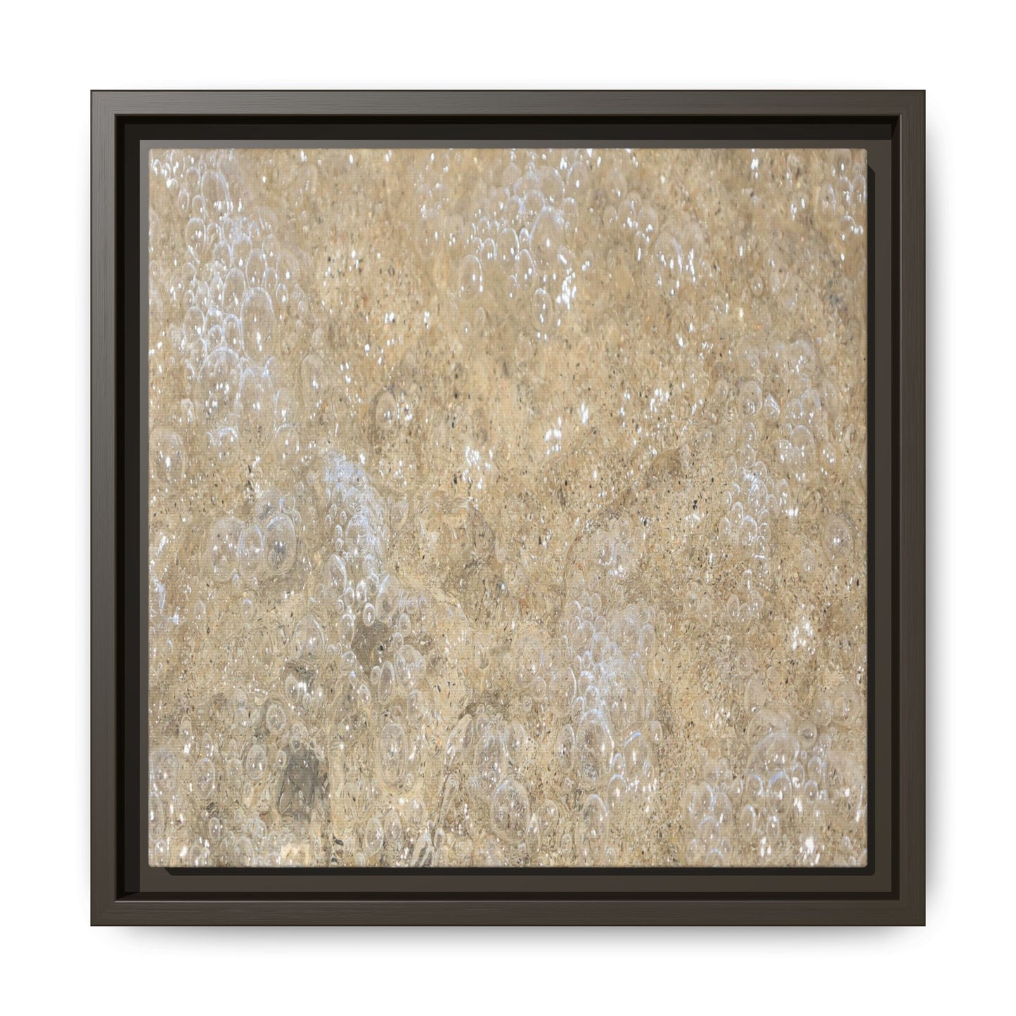 Bubbling Sand - Unique Stretched Canvas Wall Art - Art By Earth